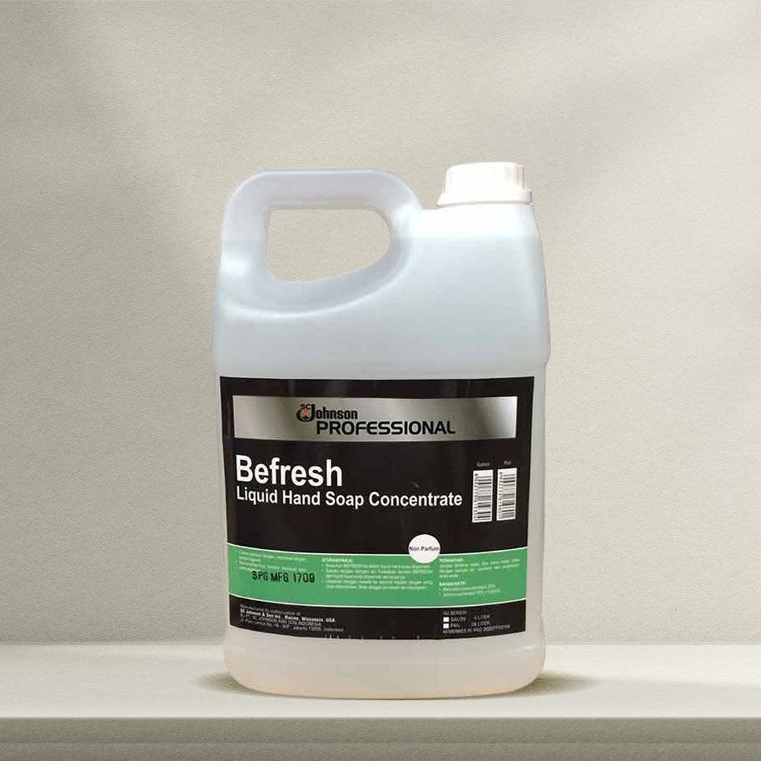 SC JOHNSON BEFRESH SABUN CAIR CUCI TANGAN NON PARFUM 4 LITER