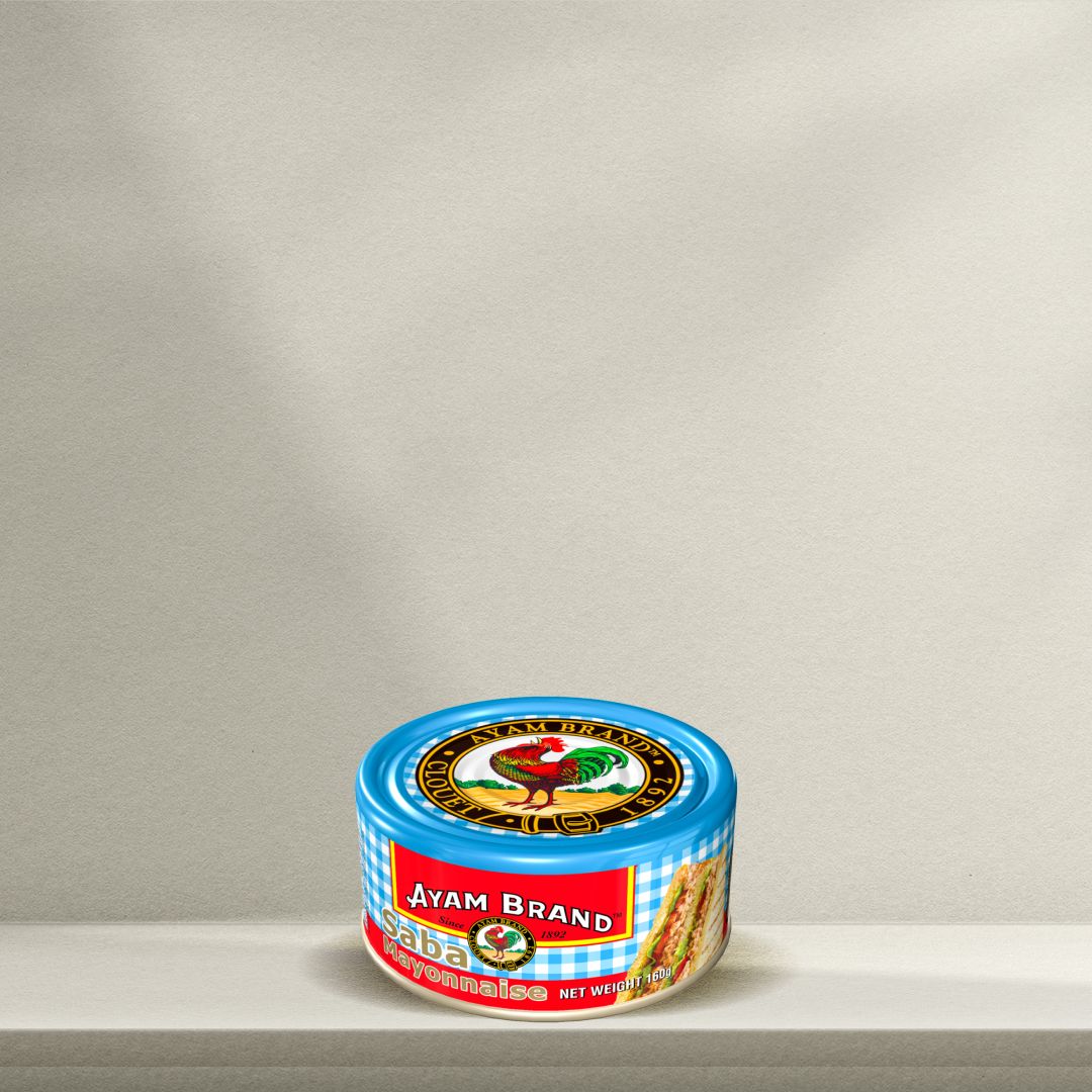 AYAM BRAND SABA MACKEREL MAYONAISE 160 GR (ISI 24 KALENG PER KARTON)