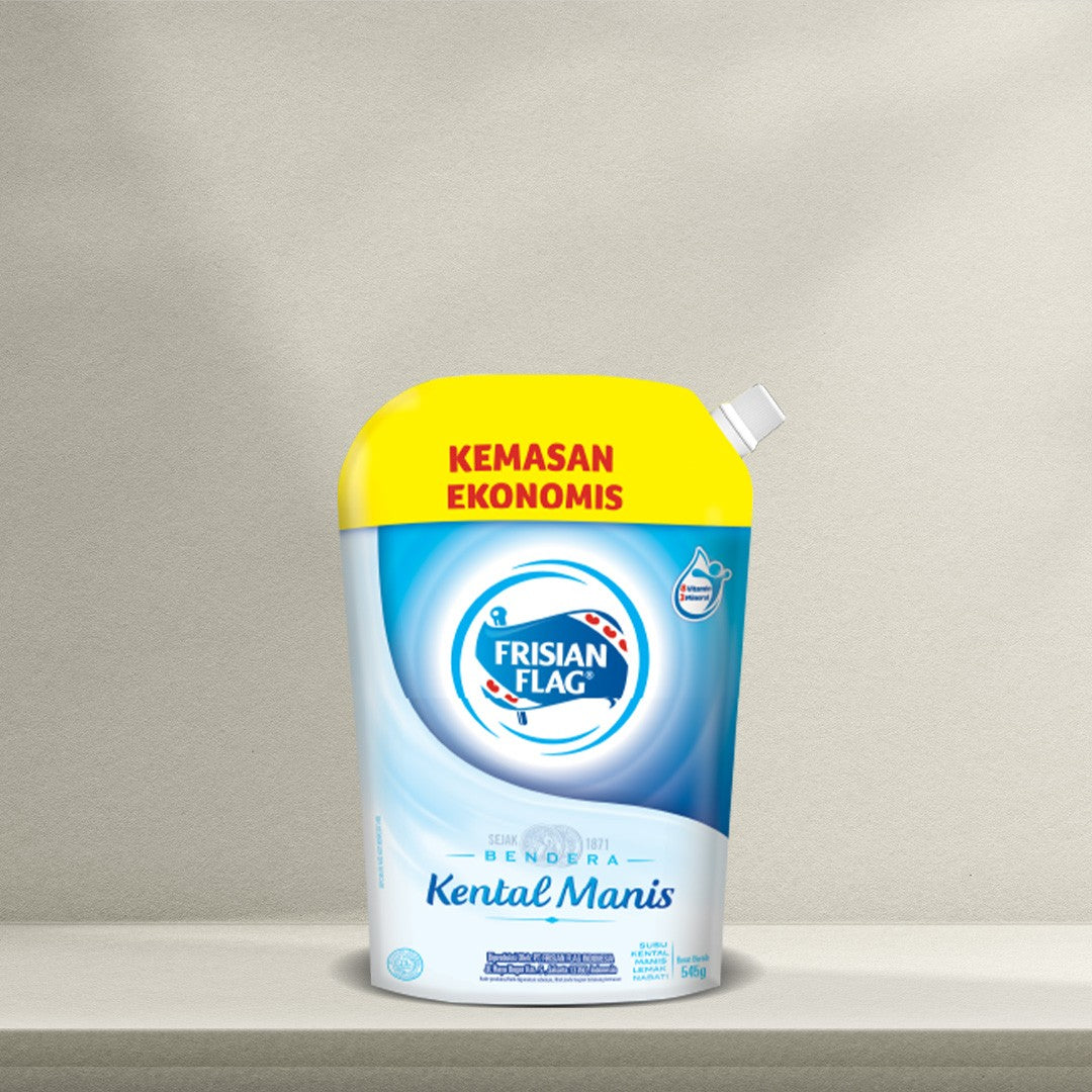 FRISIAN FLAG SUSU KENTAL MANIS PUTIH POUCH 545GR (ISI 24 PER KARTON)