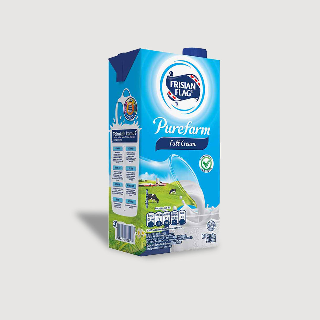 FRISIAN FLAG SUSU UHT FULLCREAM 946 ML (ISI 12 PER KARTON)