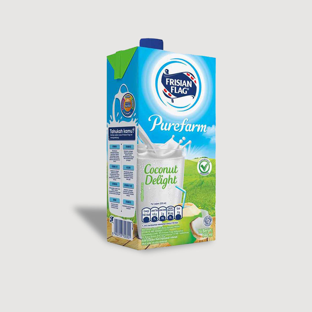 FRISIAN FLAG SUSU UHT COCONUT DELIGHT 946 ML (ISI 12 PER KARTON)
