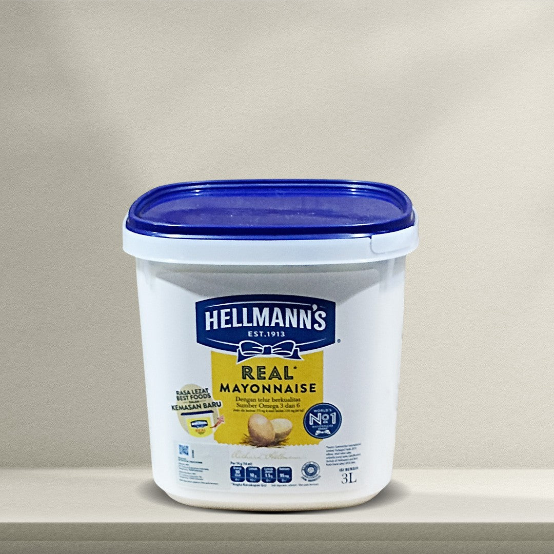 HELLMANN'S REAL MAYONNAISE TUBE 3 LITER (ISI 4 PER KARTON)