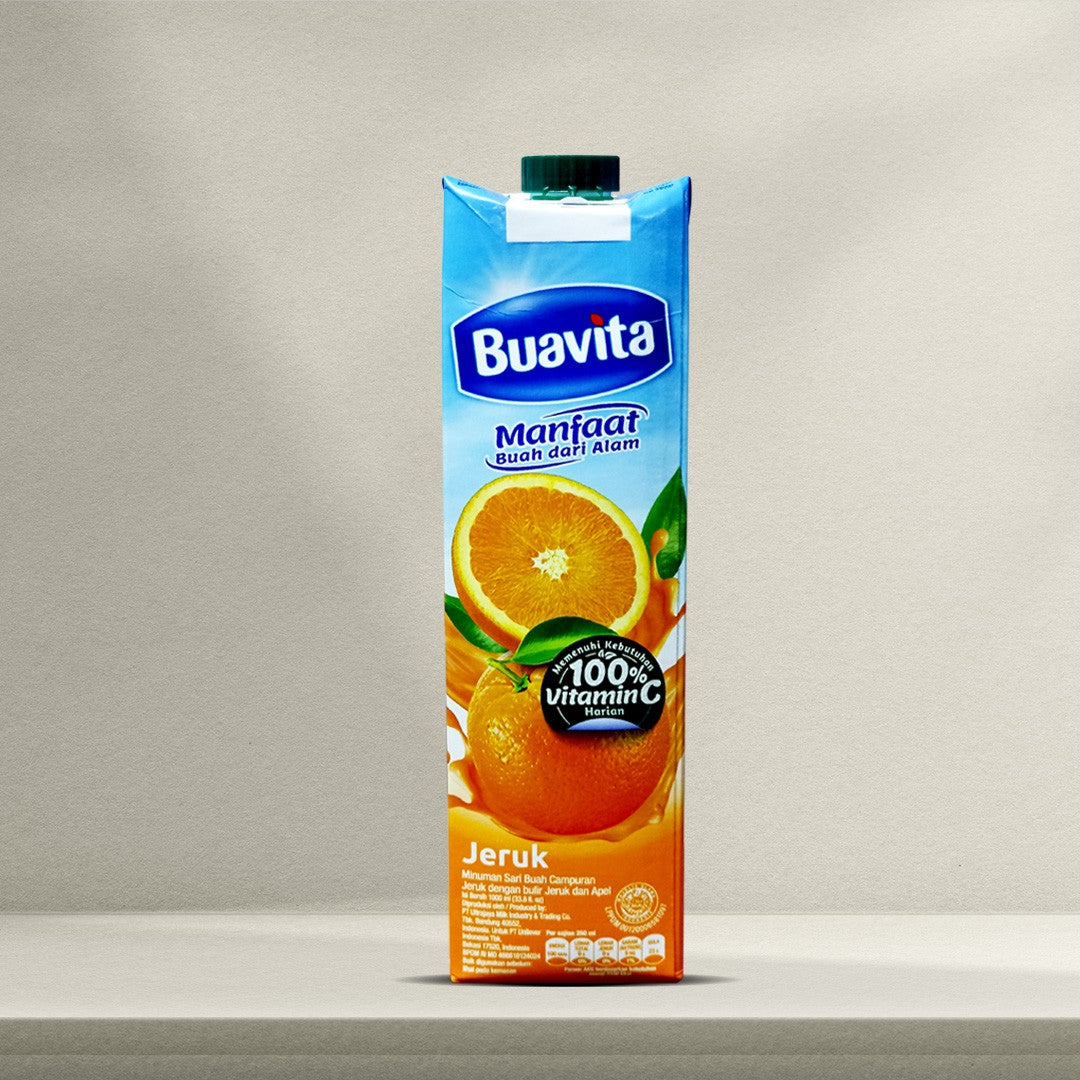 BUAVITA ORANGE JUICE 1000 ML (ISI 12 PER KARTON)