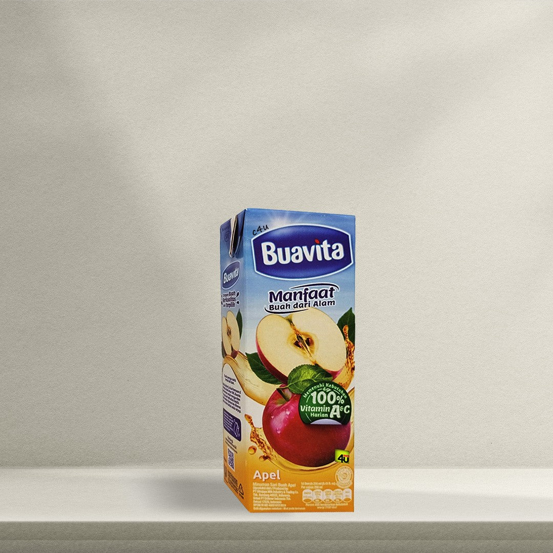 BUAVITA APPLE JUICE 245 ML (ISI 24 PER KARTON)