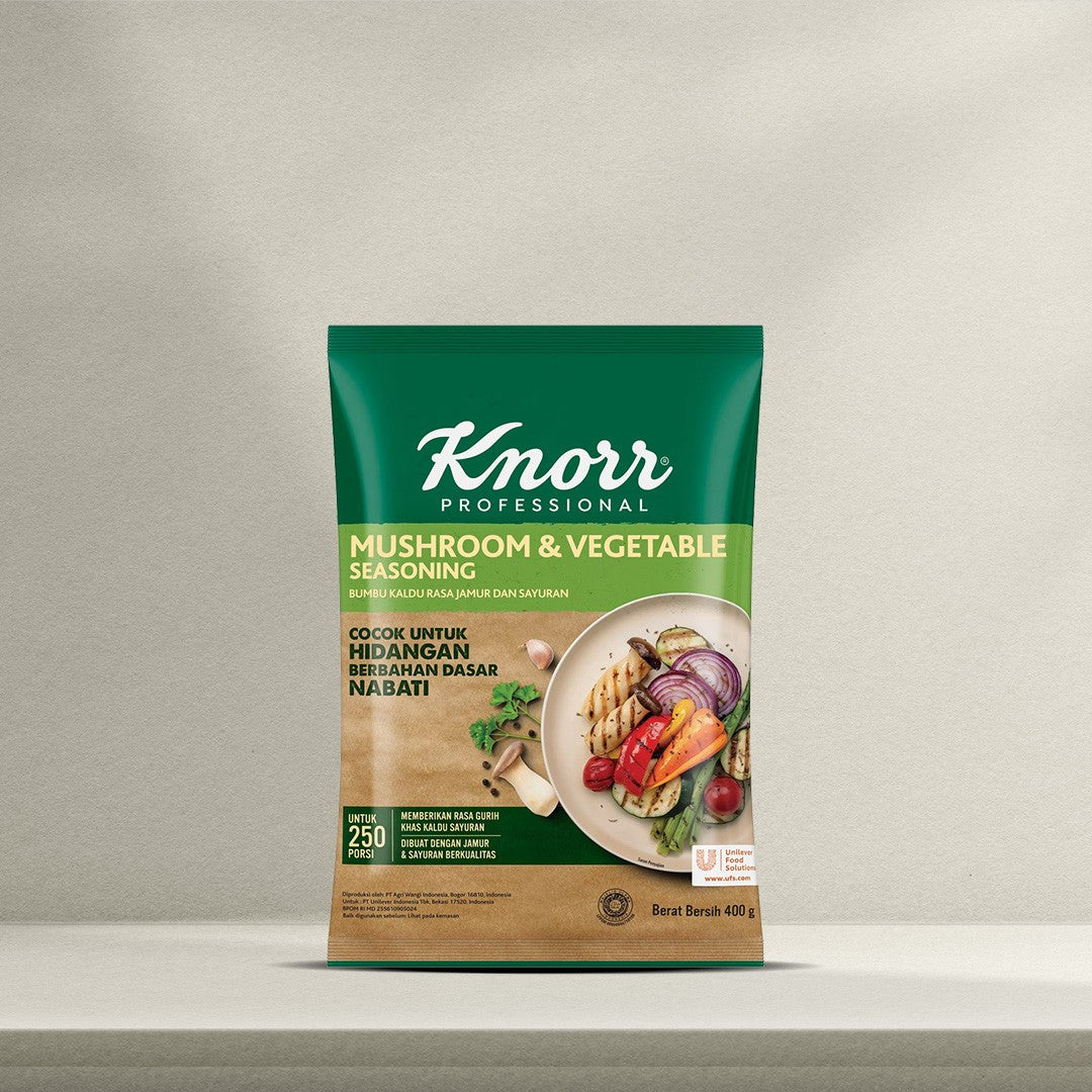 KNORR MUSHROOM & VEGETABLE 400 G (ISI 12 PER KARTON)