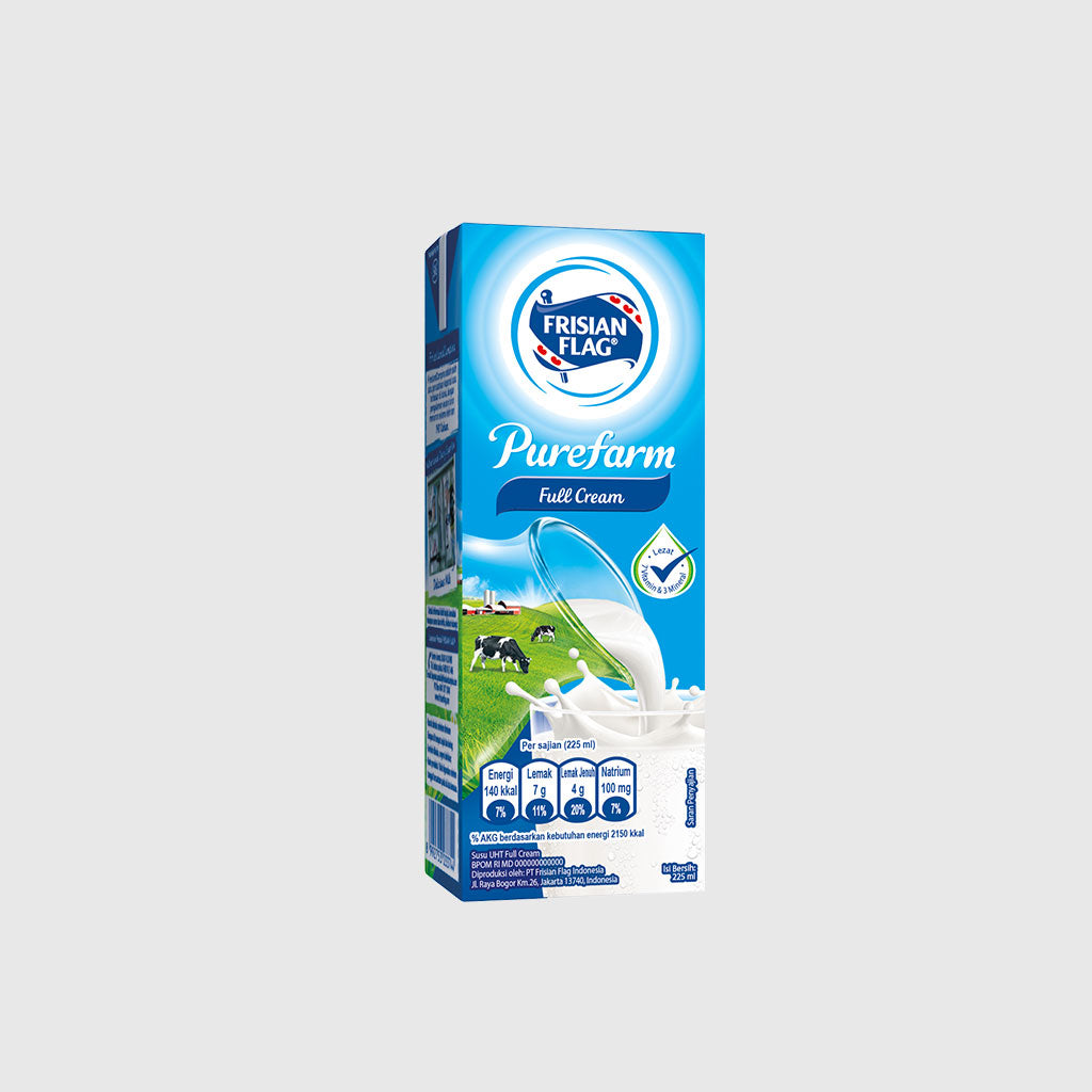 FRISIAN FLAG SUSU UHT FULLCREAM 225 ML (ISI 36 PER KARTON)