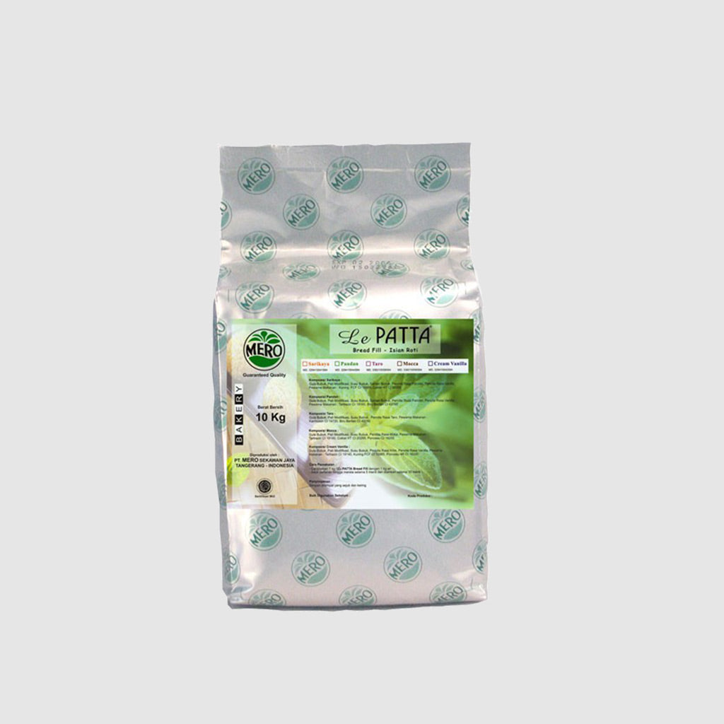 LEPATTA BREADFIL FILLING ROTI KELAPA PANDAN 500 GR (ISI 10 PER KARTON)