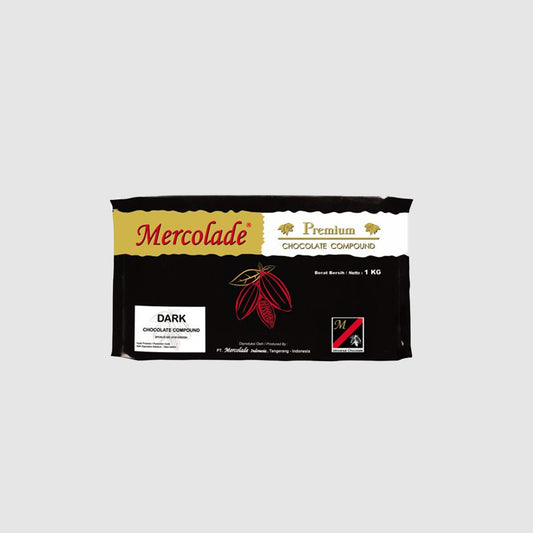 MERCOLADE PREMIUM WHITE CHOCOLATE - COKLAT BATANG PUTIH 1 KG (ISI 12 PER KARTON)