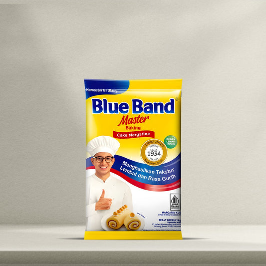 BLUE BAND MASTER CAKE MARGARINE 1 KG (ISI 18 PER KARTON)